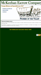 Mobile Screenshot of mckeehanescrow.com